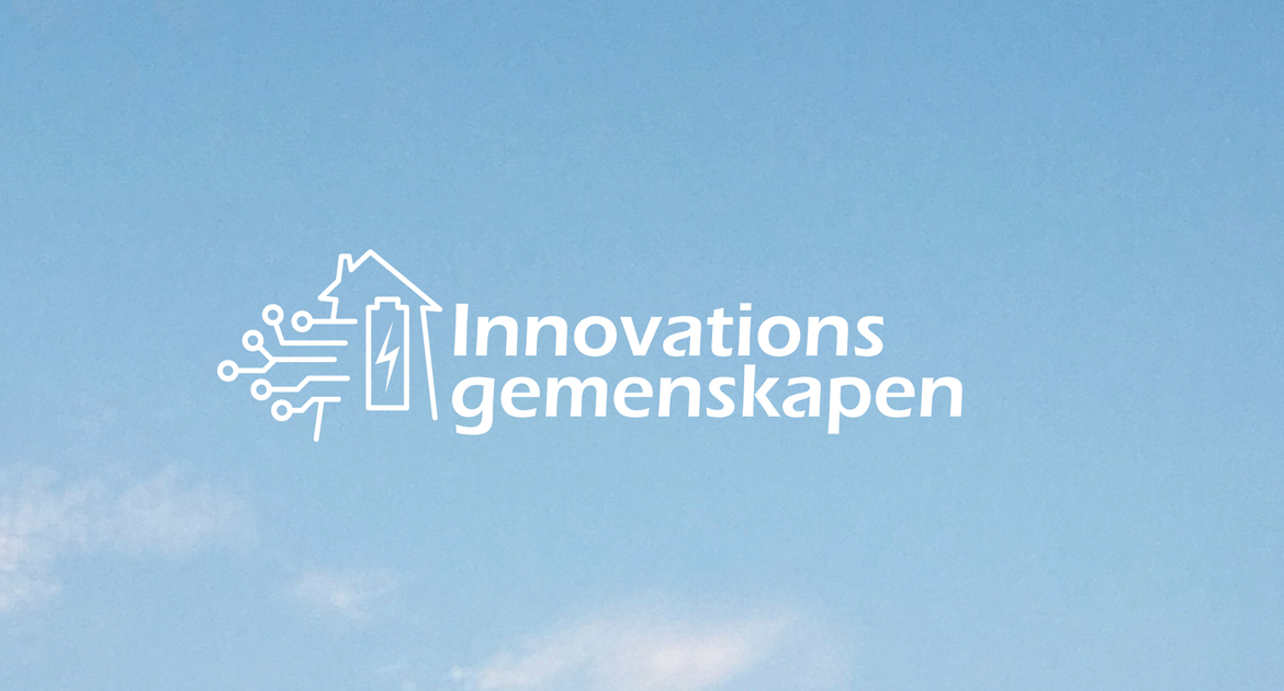 Blå himmel och Innovationsgemenskapens logotyp.