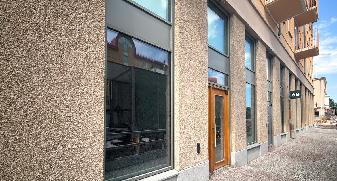 Lokal i gatuplan på Trädgårdsgatan 6C.