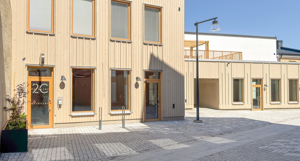 Lokal på Trädgårdsgränd i kvarteret Hållstugan.