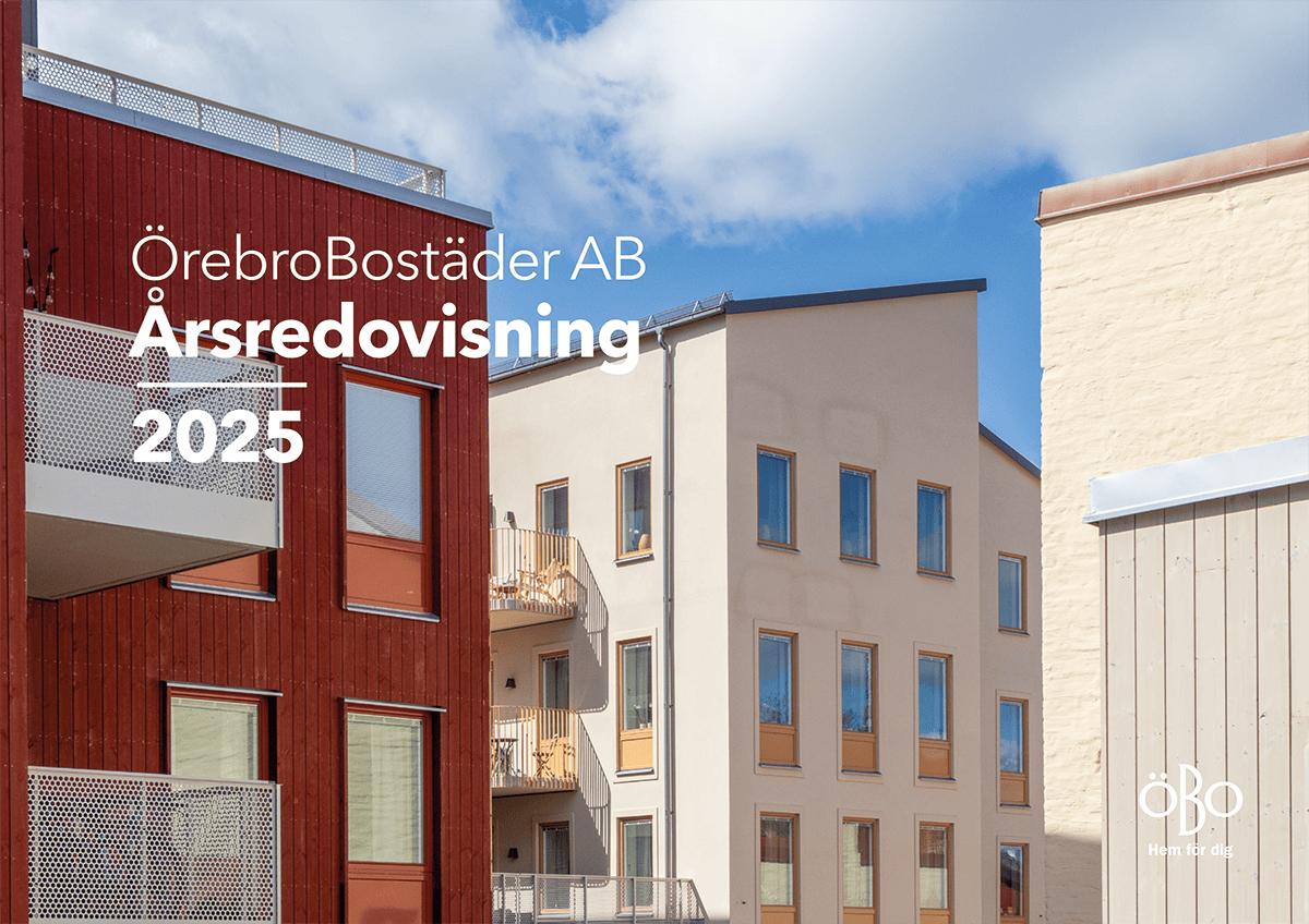 Omslag för årsredovisning och hållbarhetsrapport 2025